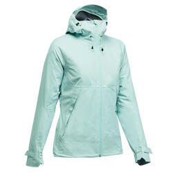 女款登山健行防水外套NH500