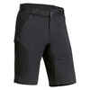 Men’s Long Hiking Shorts, MH500 - Black