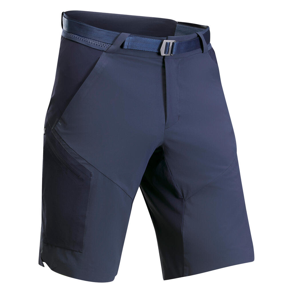Short long de randonnée homme, MH500 noir
