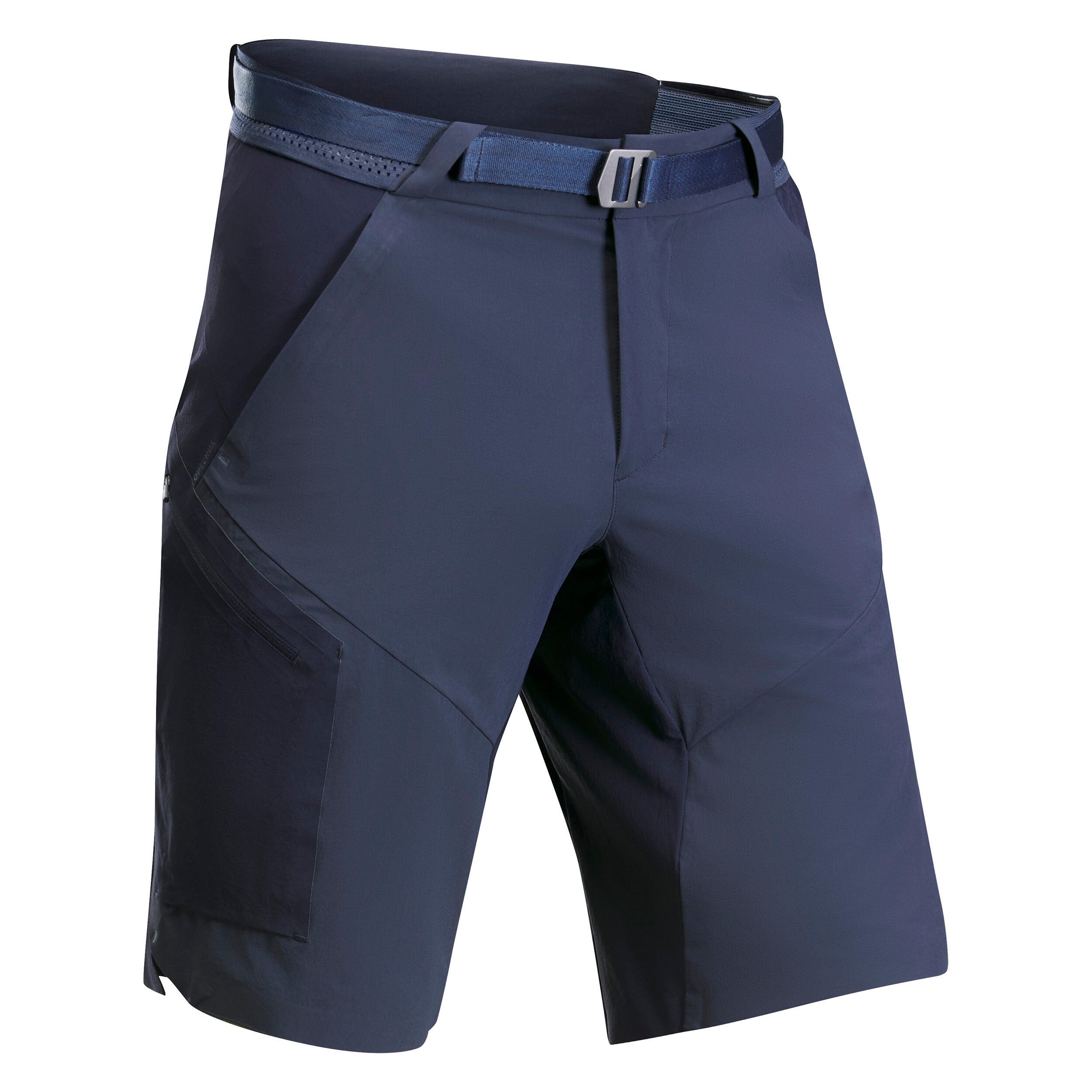 Men's MH500 Hiking Long Shorts - Blue