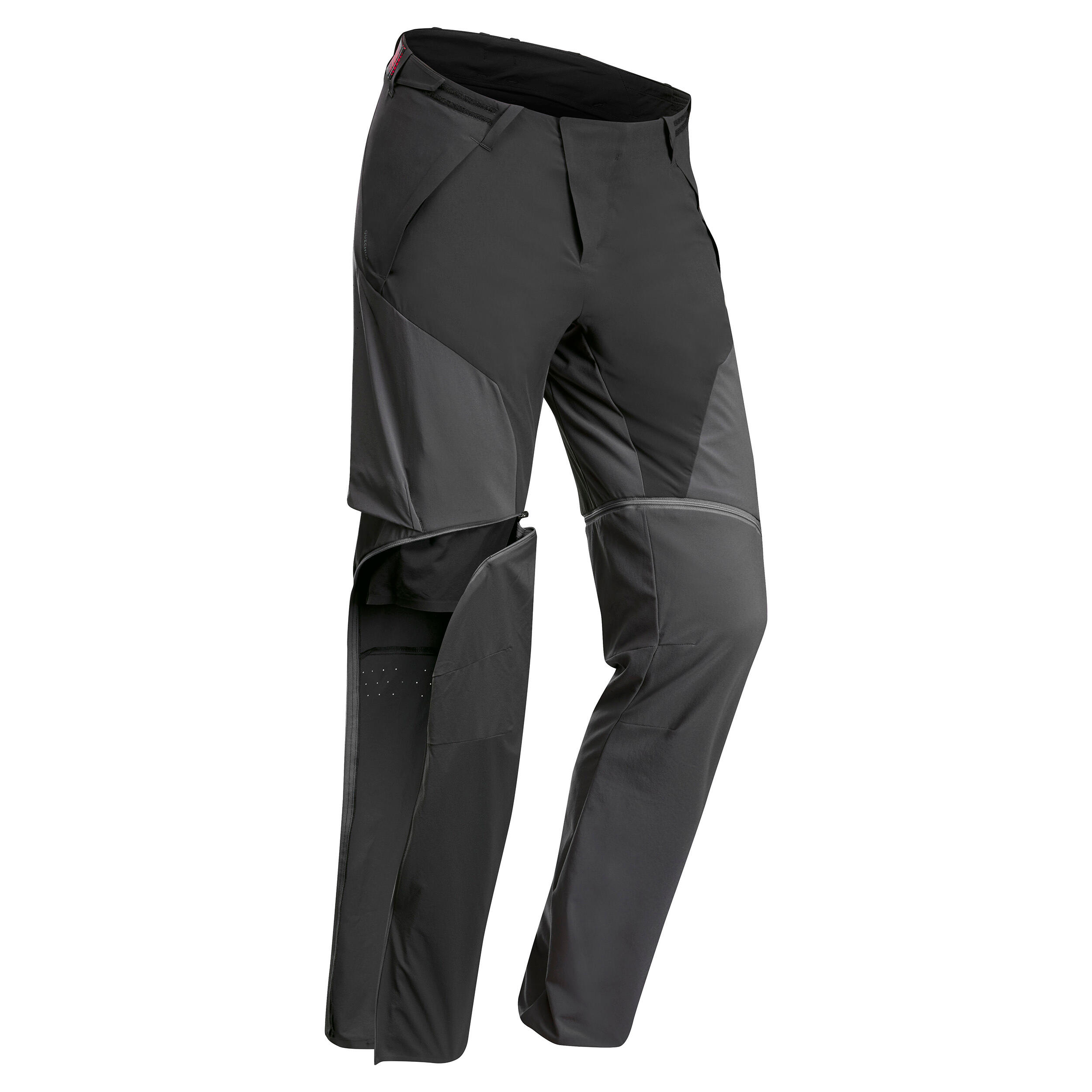 Pantaloni modulabili montagna uomo MH950 nero grigi QUECHUA | DECATHLON