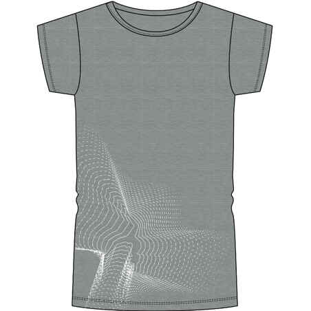 Kids' Basic T-Shirt - Dark Grey/Print