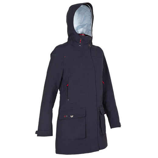 
      500 Women's Waterproof Sailing Oilskin - Blue
  