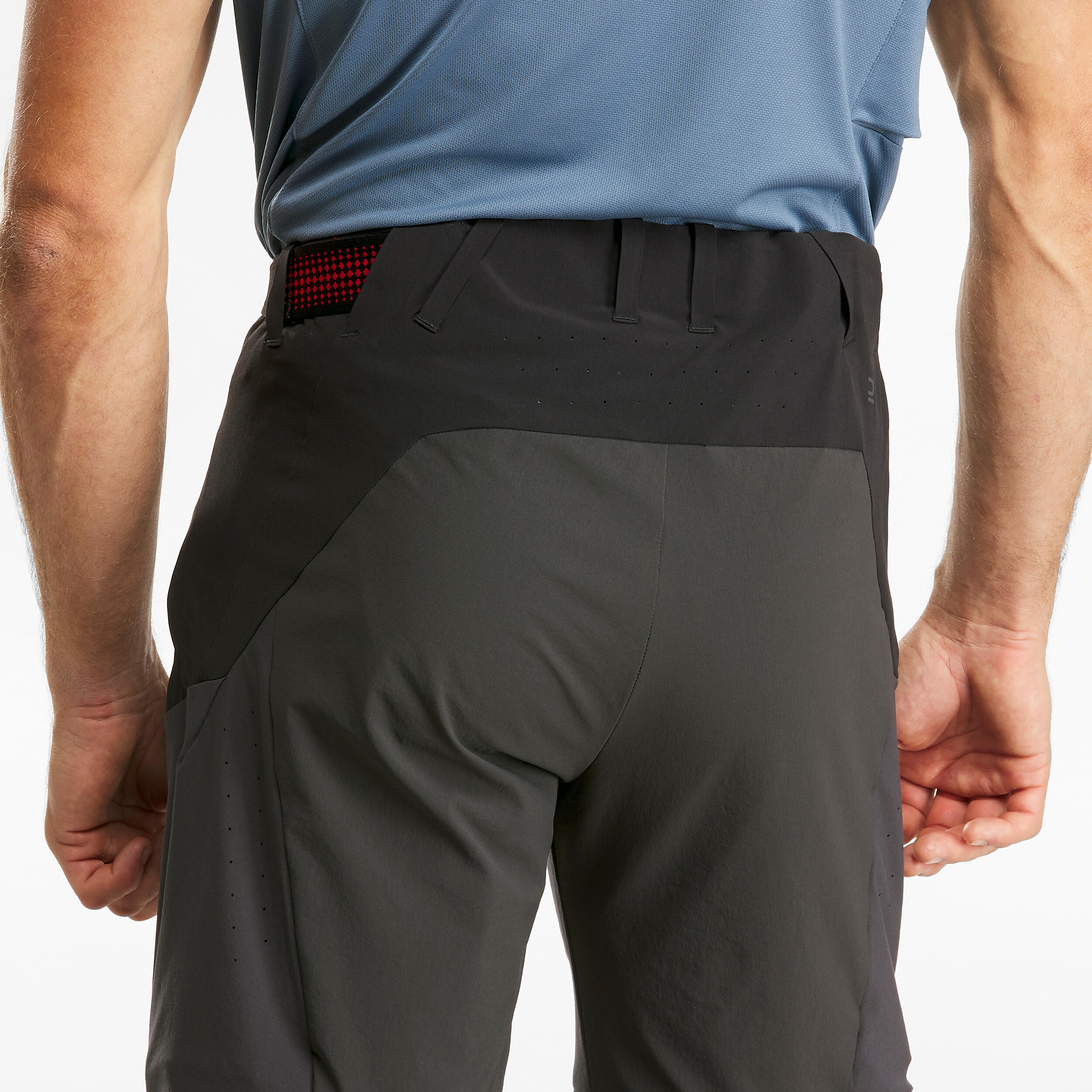 Wanderhose Zip-Off-Hose MH950 Herren schwarz/grau 10/11