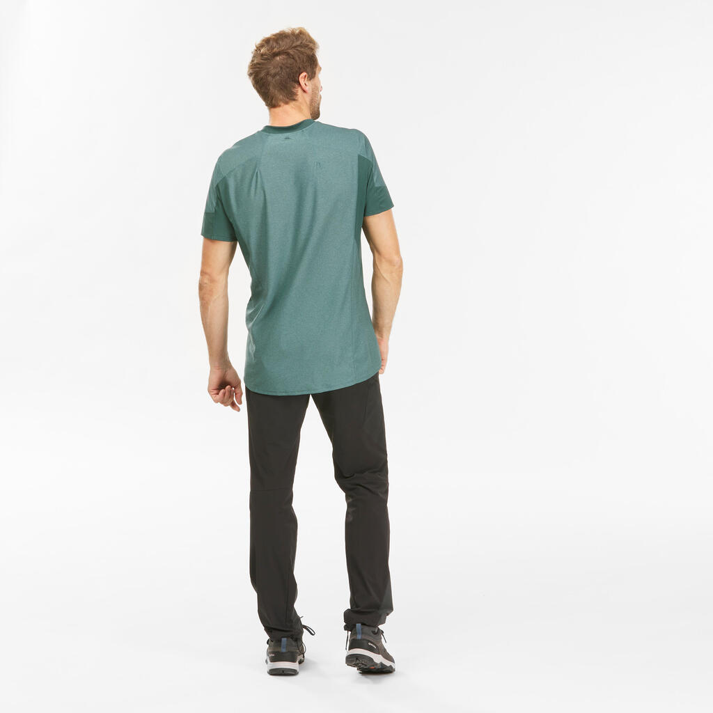Pantalon de randonnée homme, MH500 bleu
