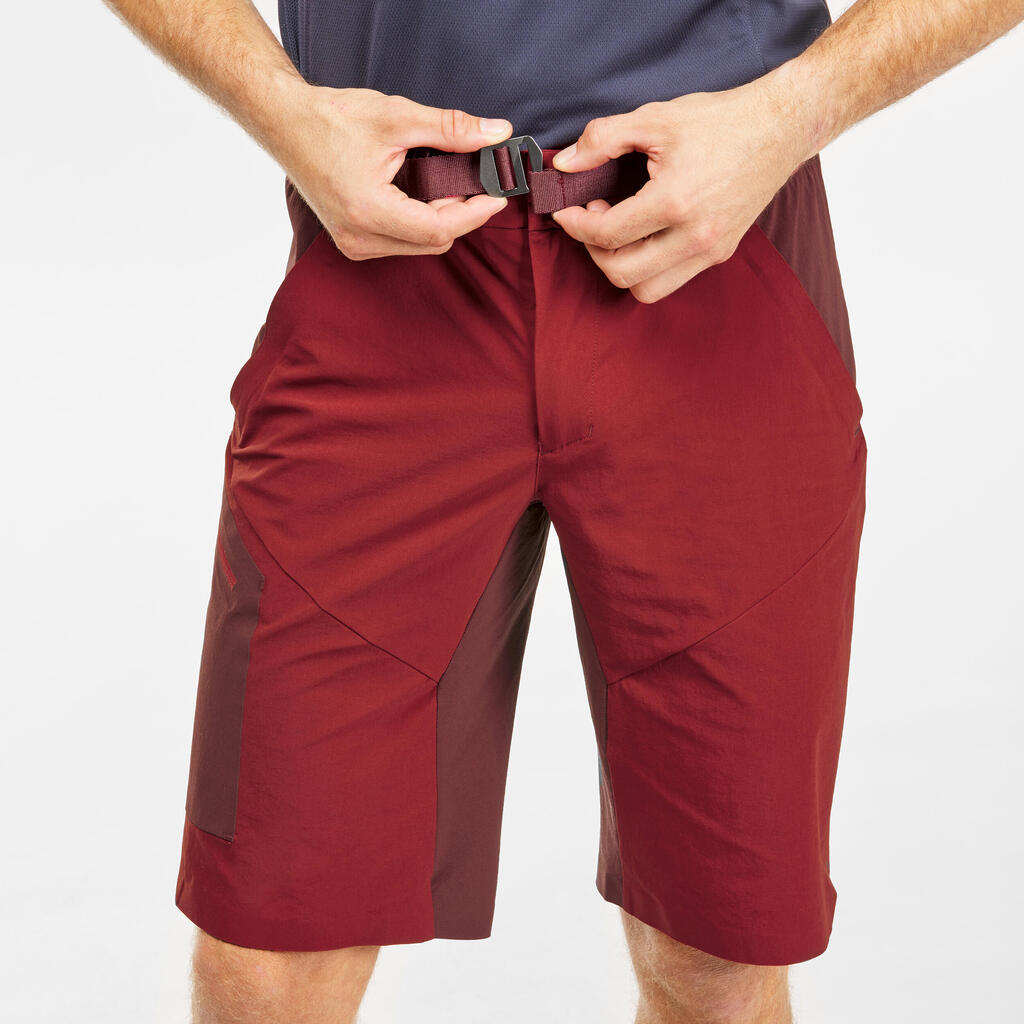 Wandershorts Herren lang - MH500 braun 