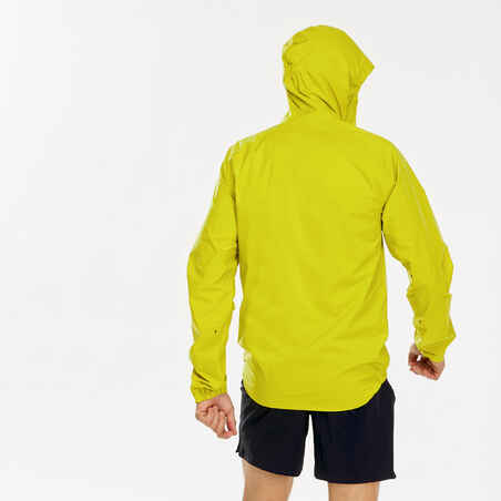 Wanderjacke Speed Hiking FH500 wasserdicht ultraleicht Herren gelb