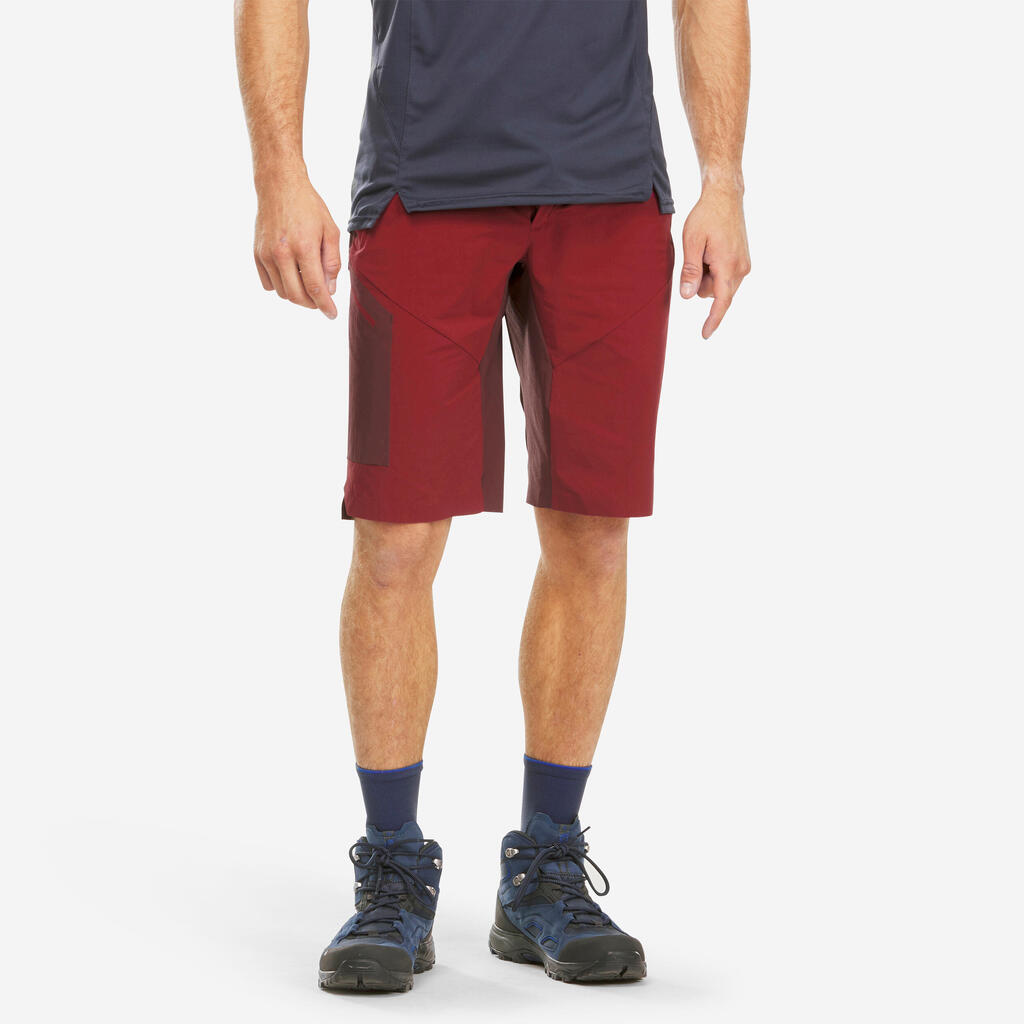 Wandershorts Herren lang - MH500 braun 