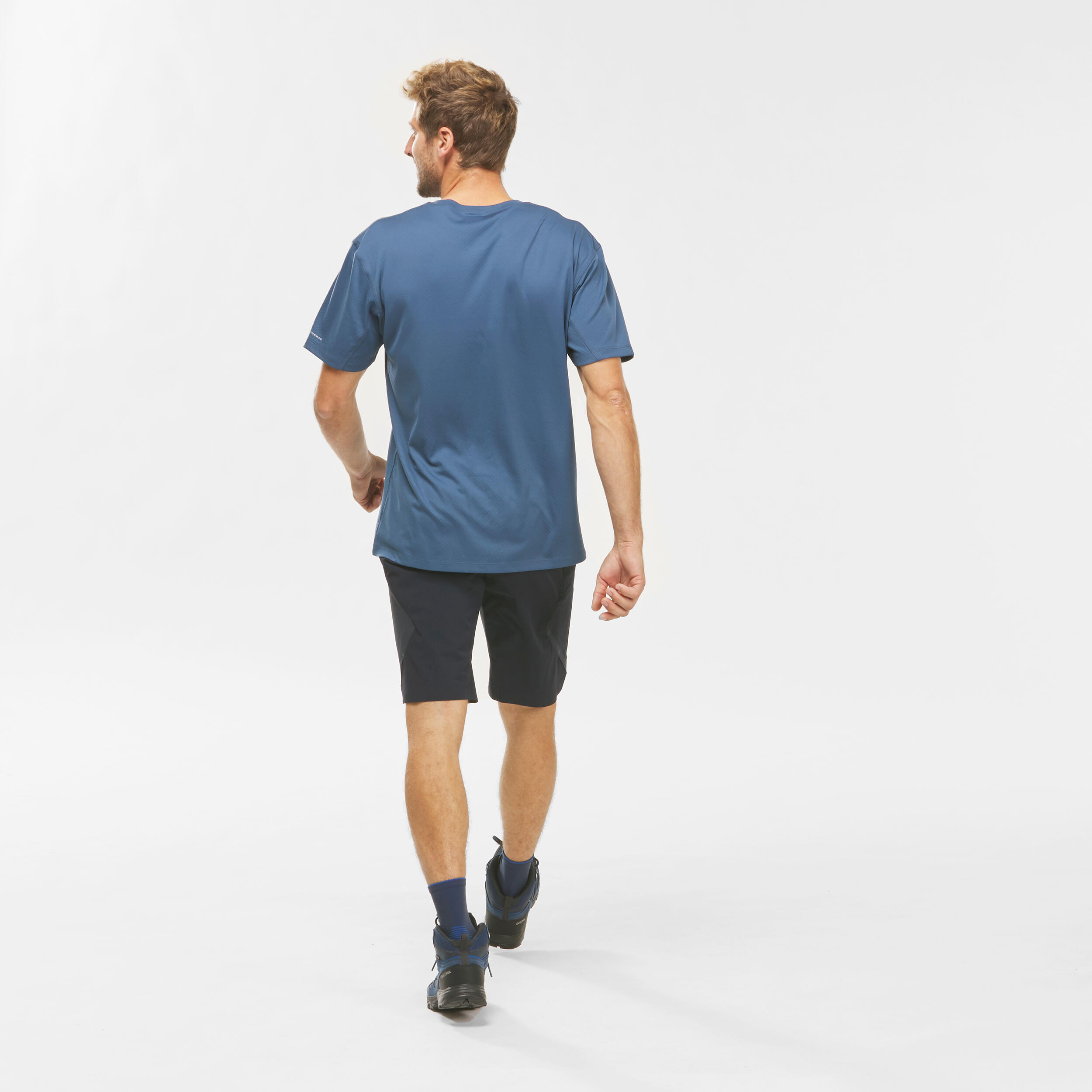 T-shirt de Caminhada na Montanha - Bellport Homem Azul 4/5