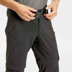 Men's Hiking Zip-Off Trousers MH550