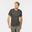 T-shirt de randonnée manches courtes en synthétique - Homme- MH100