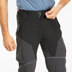 Pantaloni modulabili montagna uomo MH950 nero grigi QUECHUA | DECATHLON
