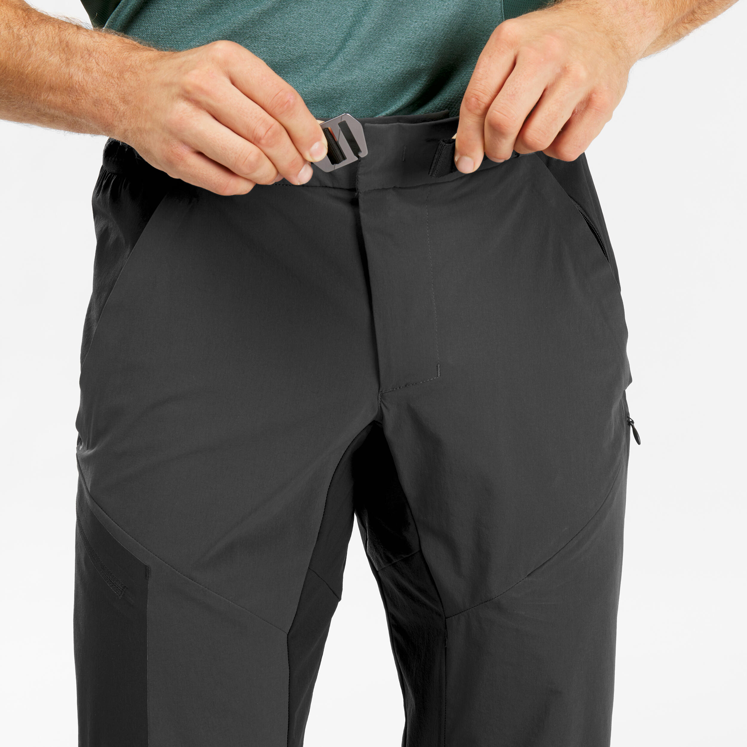 Pantalon de randonnée homme – MH 500 noir/gris - QUECHUA