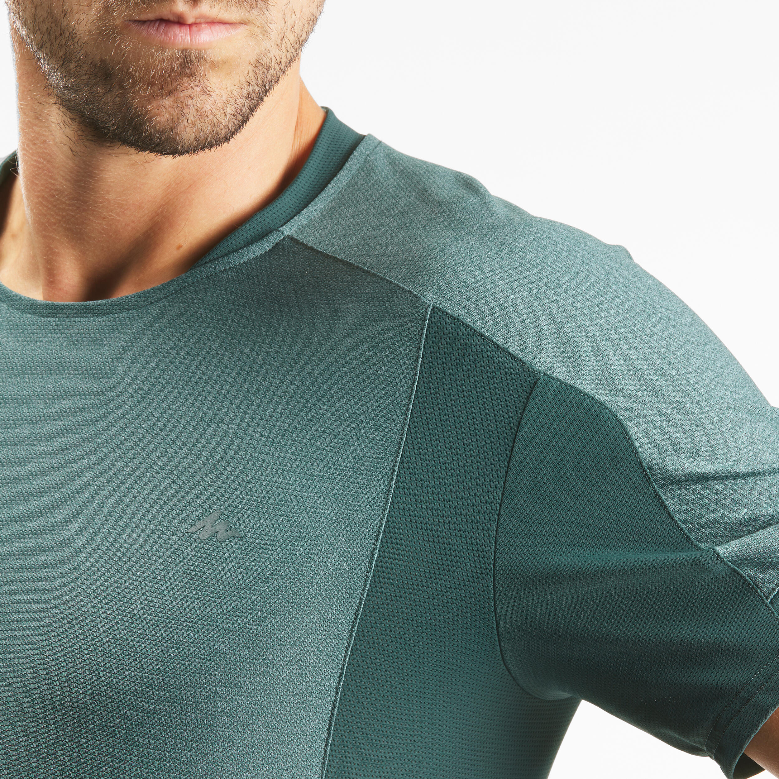 Playera de manga corta de senderismo montaña - MH500 - Hombre - Decathlon
