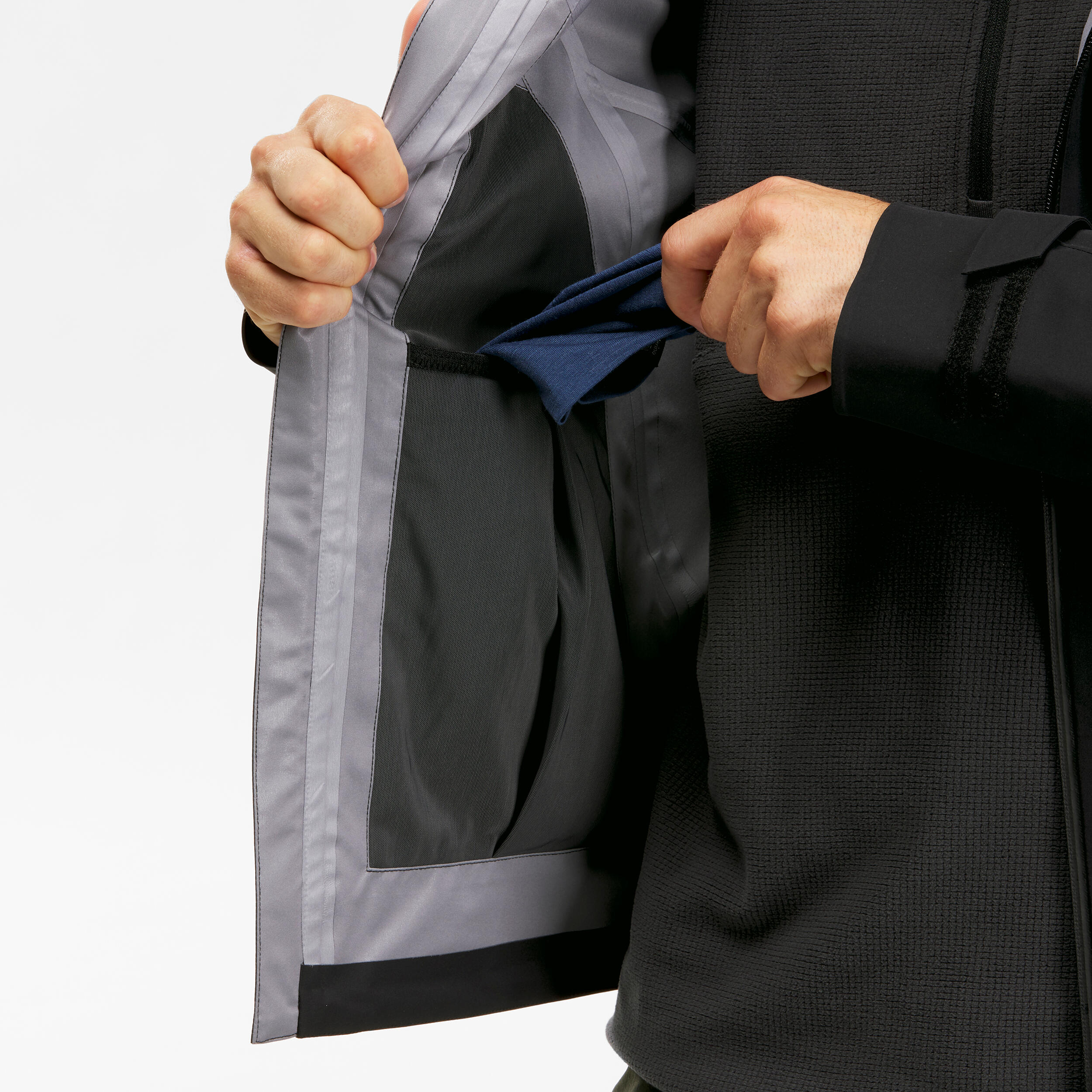 Manteau de randonnée imperméable homme, MH 500 6/6