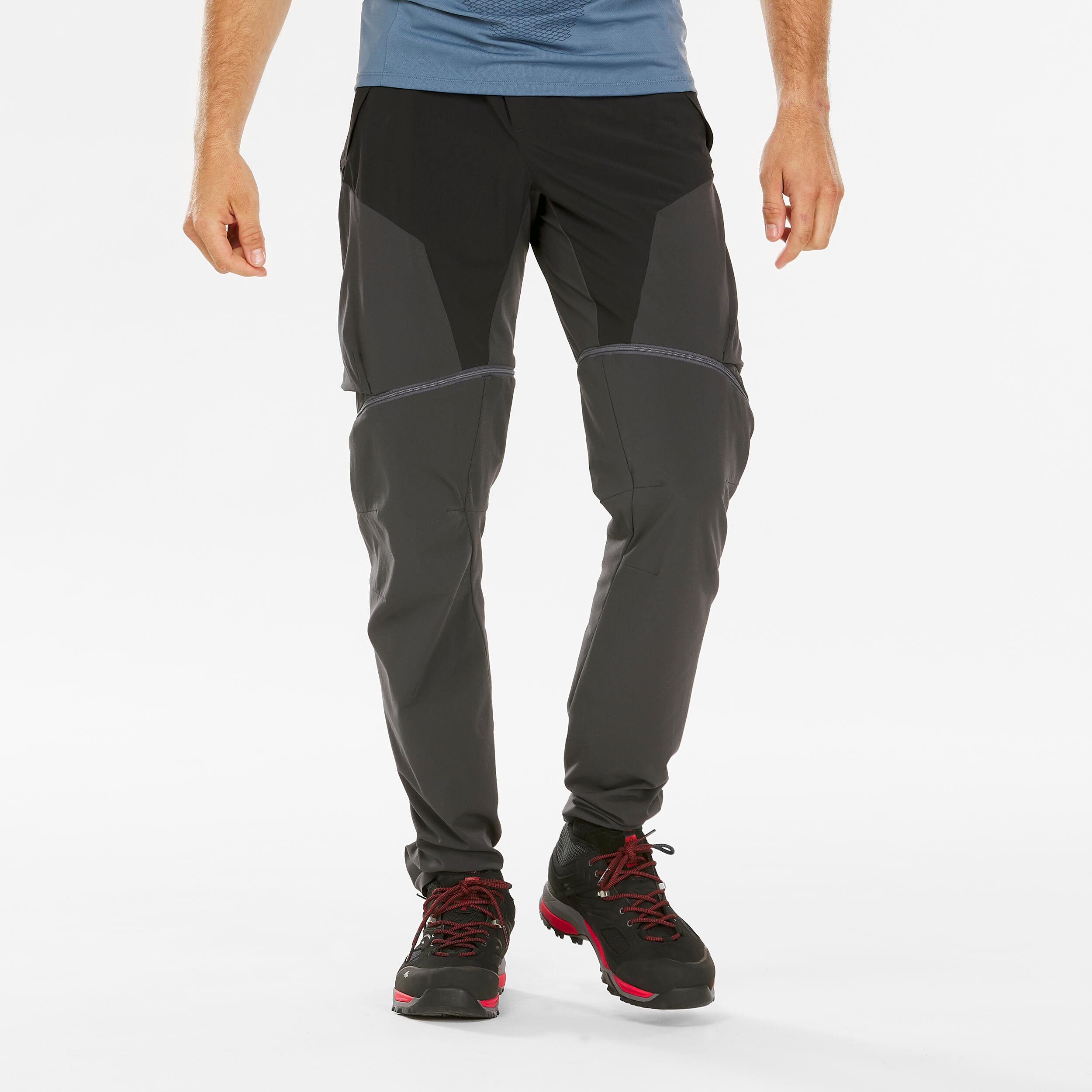 Men s Hiking Zip Off Trousers MH950 Decathlon