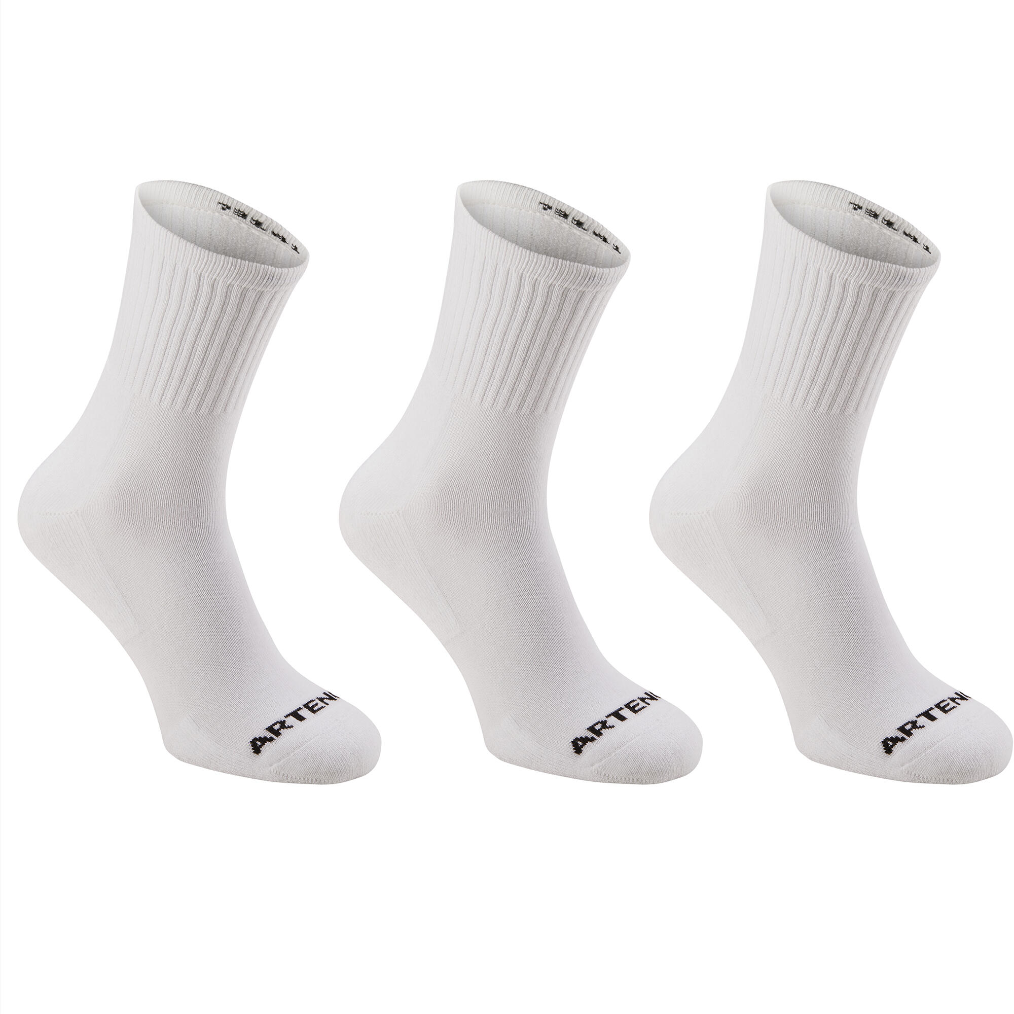 white sports socks