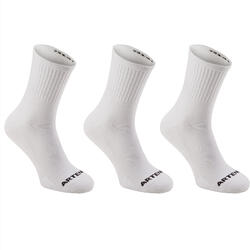 3paia di calze bianche adulto,lunghe,RS 100