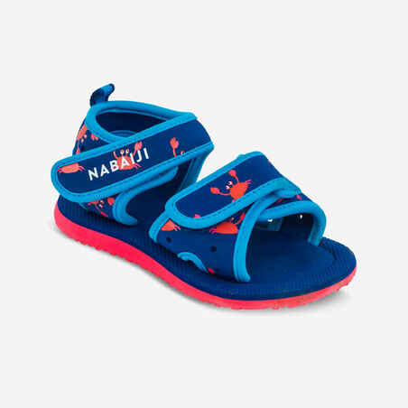 Sandalias de piscina para bebé Nabaiji azul