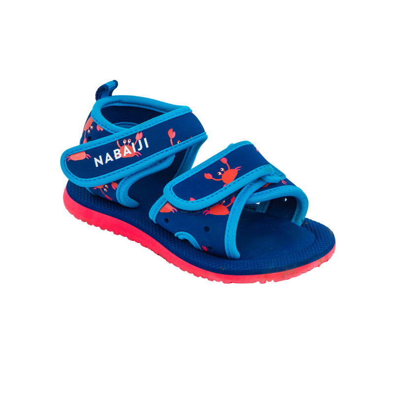 Dětské sandále k bazénu modré