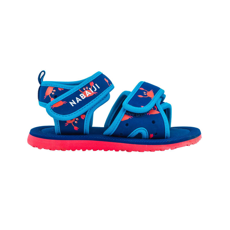 Dětské sandále k bazénu modré
