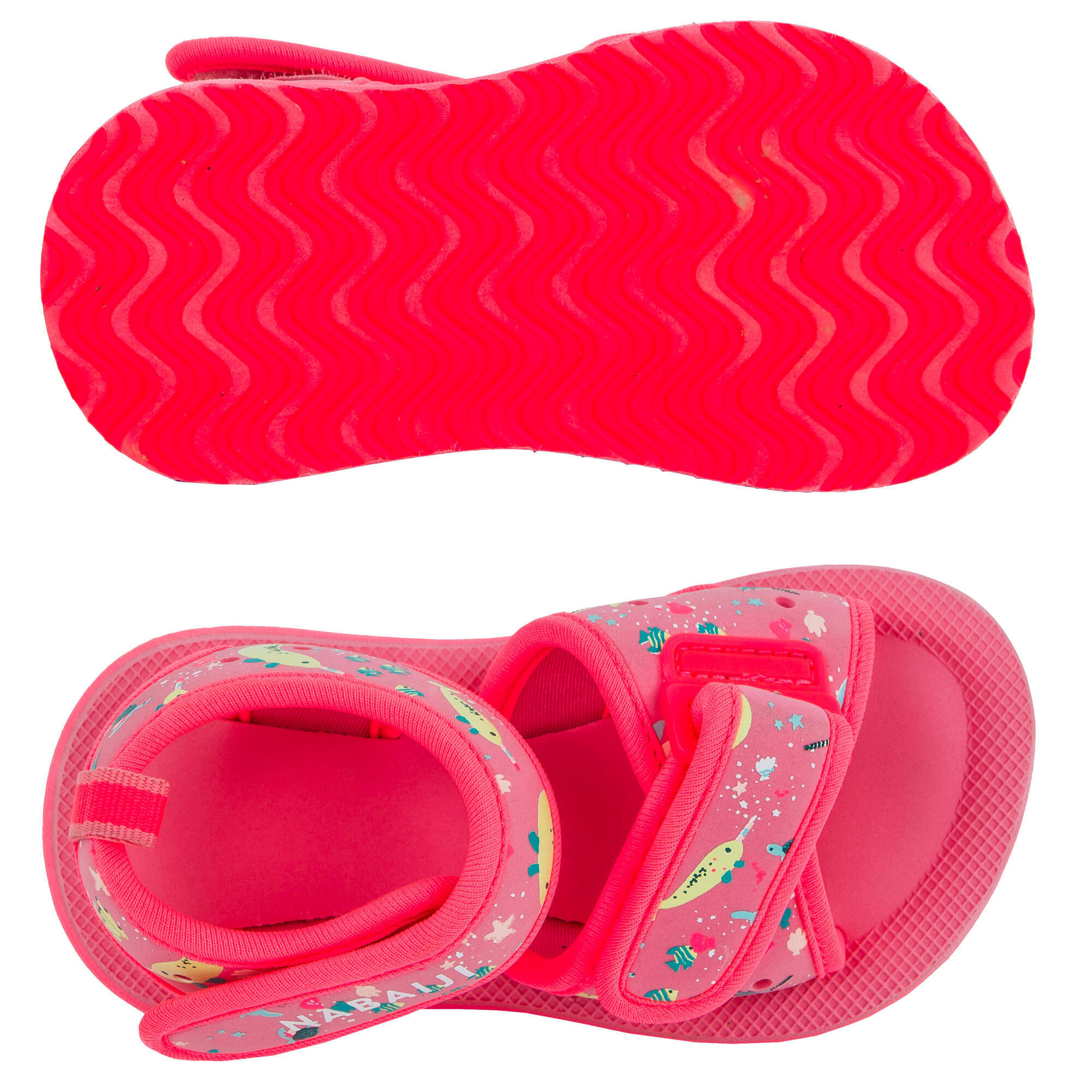 Chanclas piscina Beb velcro Decathlon