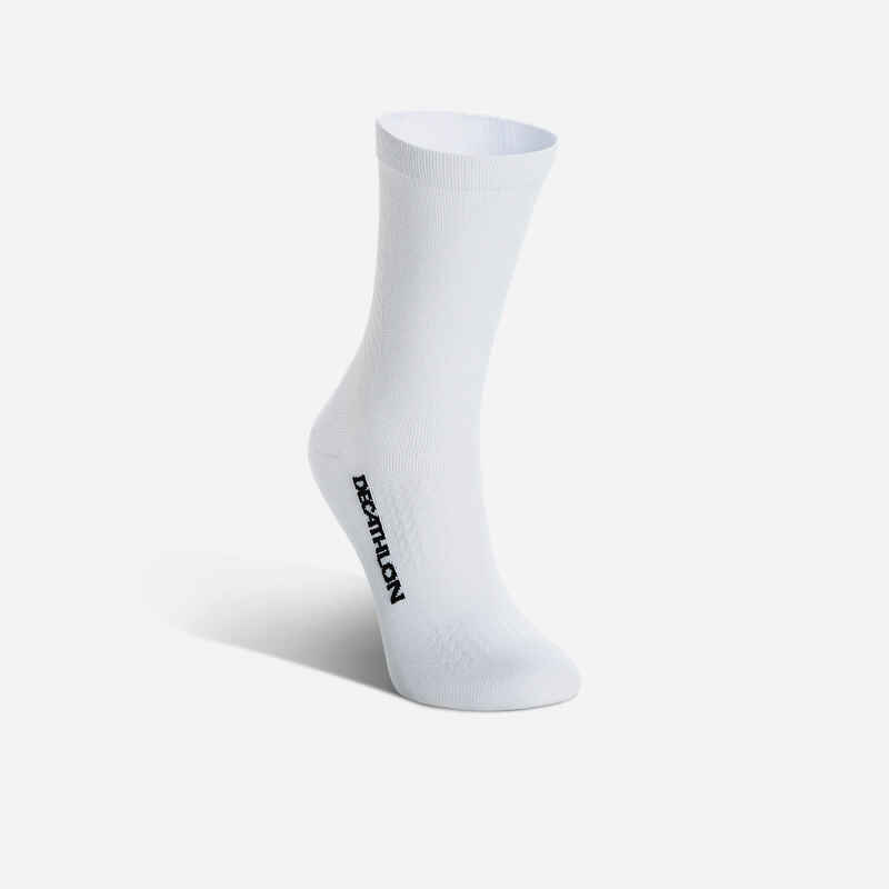 FAHRRADSOCKEN RENNRAD 900 SOMMER WEISS FAHRRADSOCKEN RENNRAD 900 SOMMER WEISS