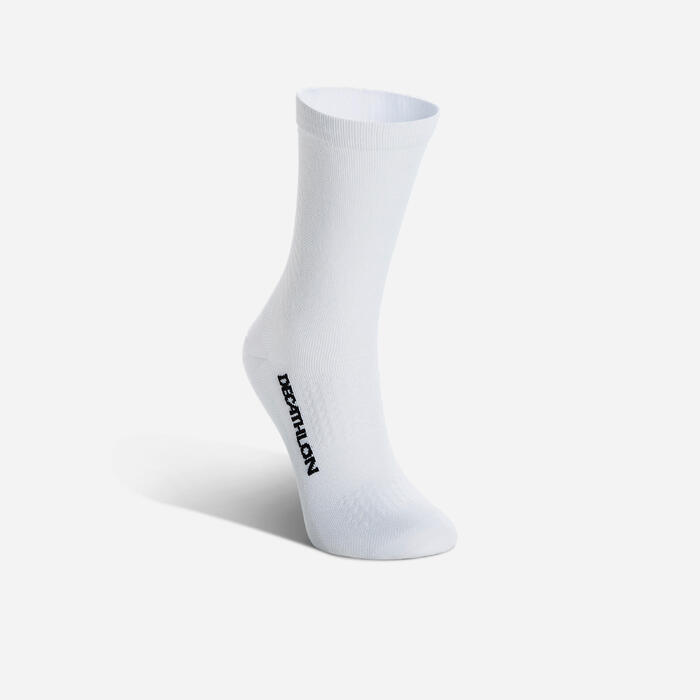 Road Cycling Socks Roadr 900 White