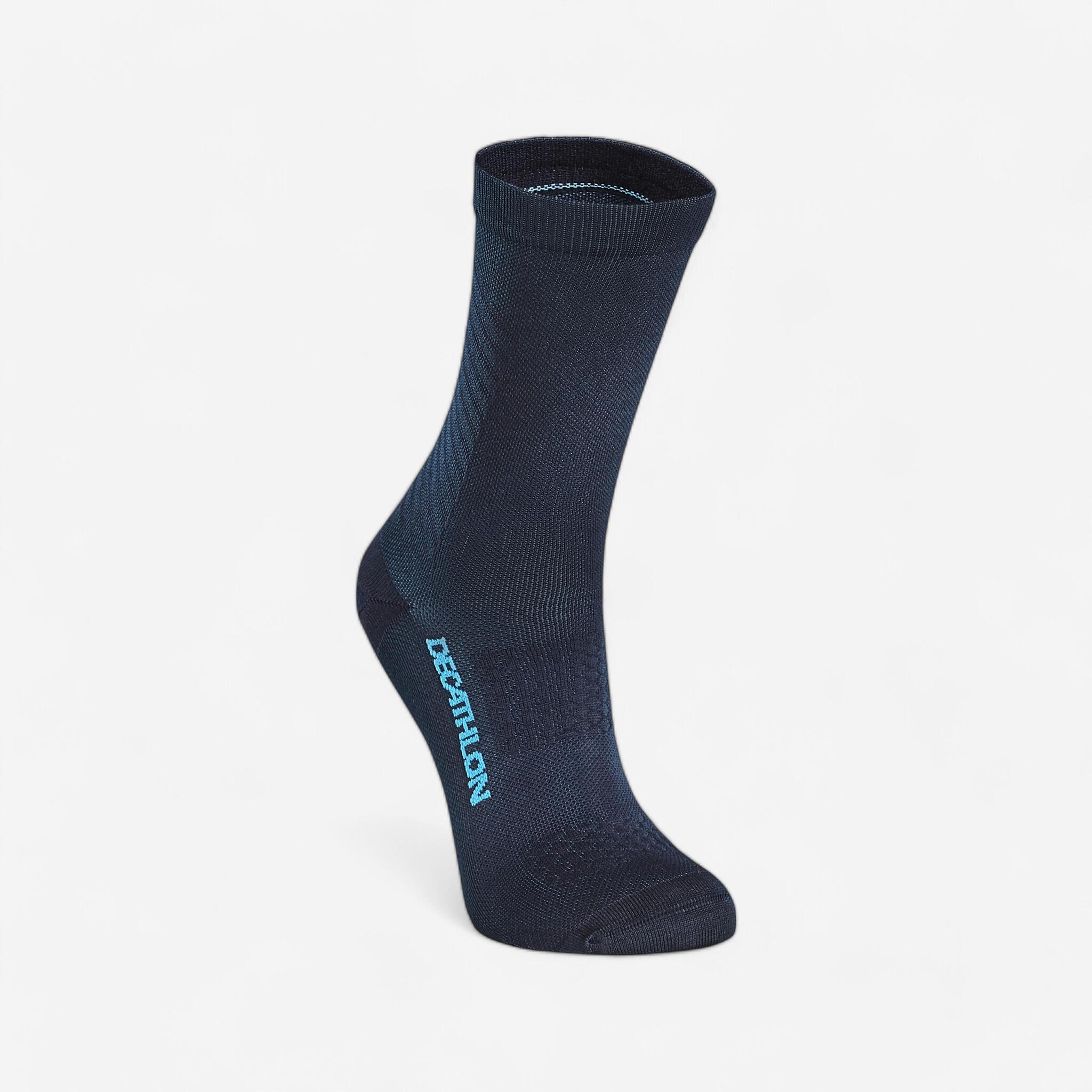 Summer Road Cycling Socks 900 Blue