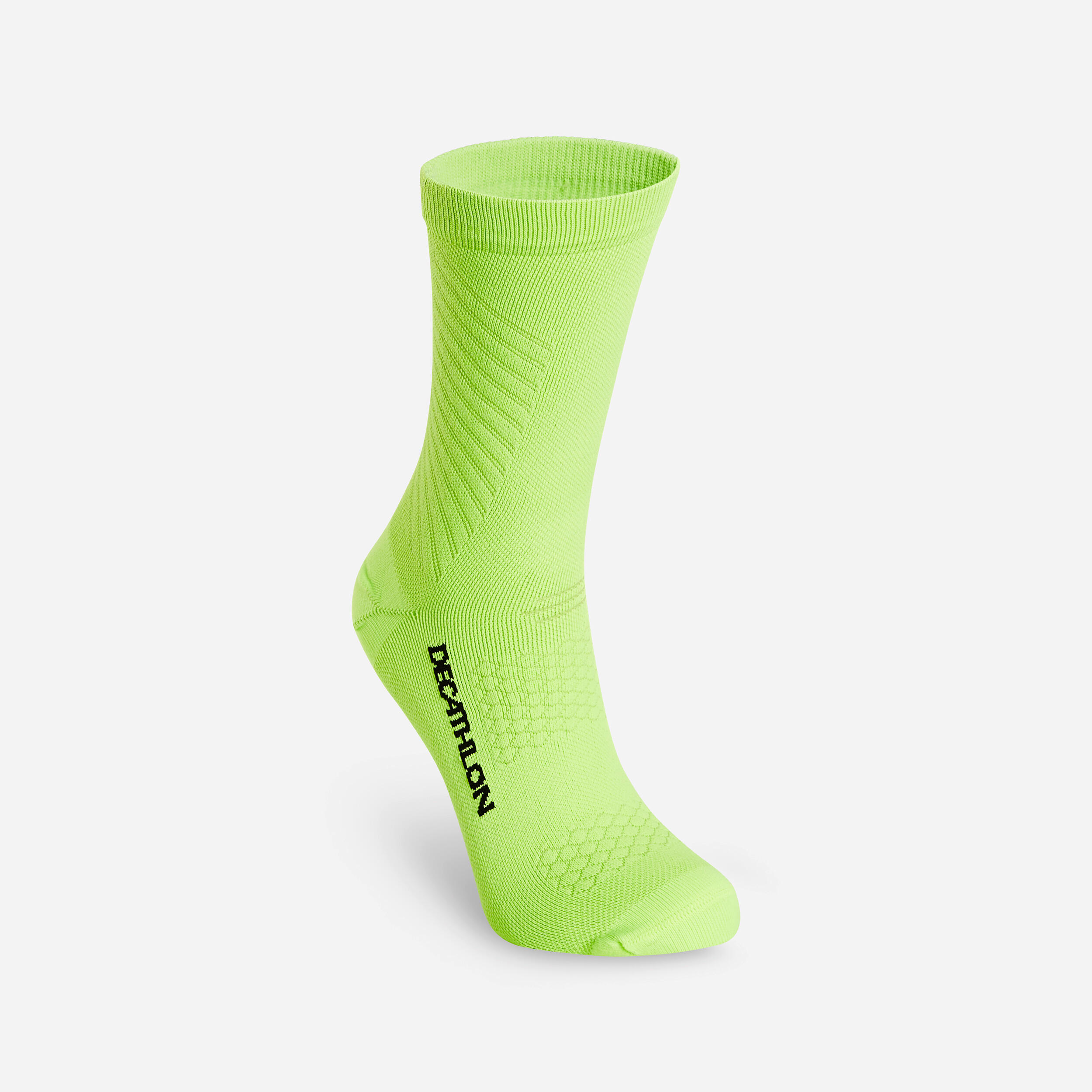 RoadR 900 cycling socks - Fluo lime yellow‎ - Van rysel - Decathlon