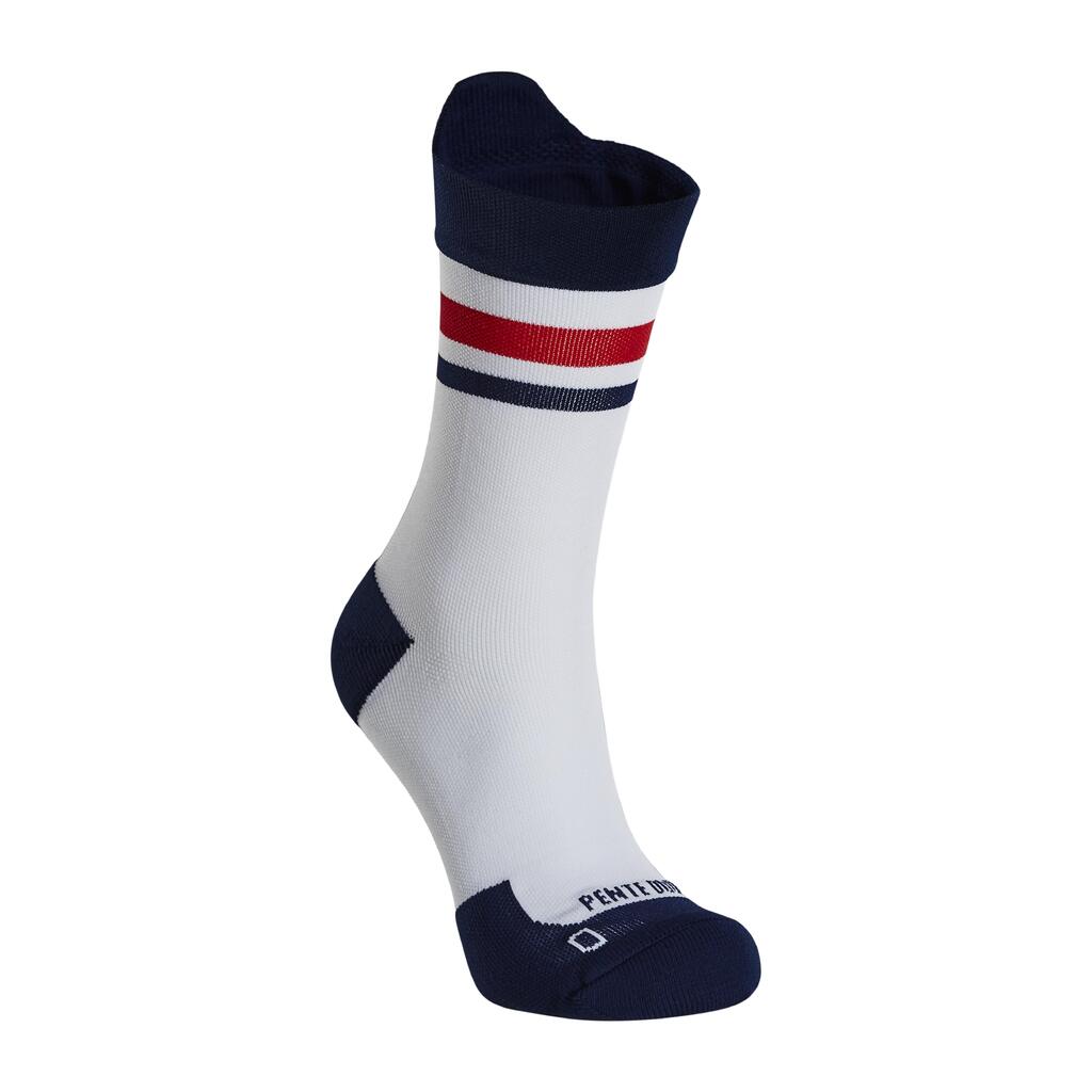 Pente Douce Cycling Socks - Blue/White/Red