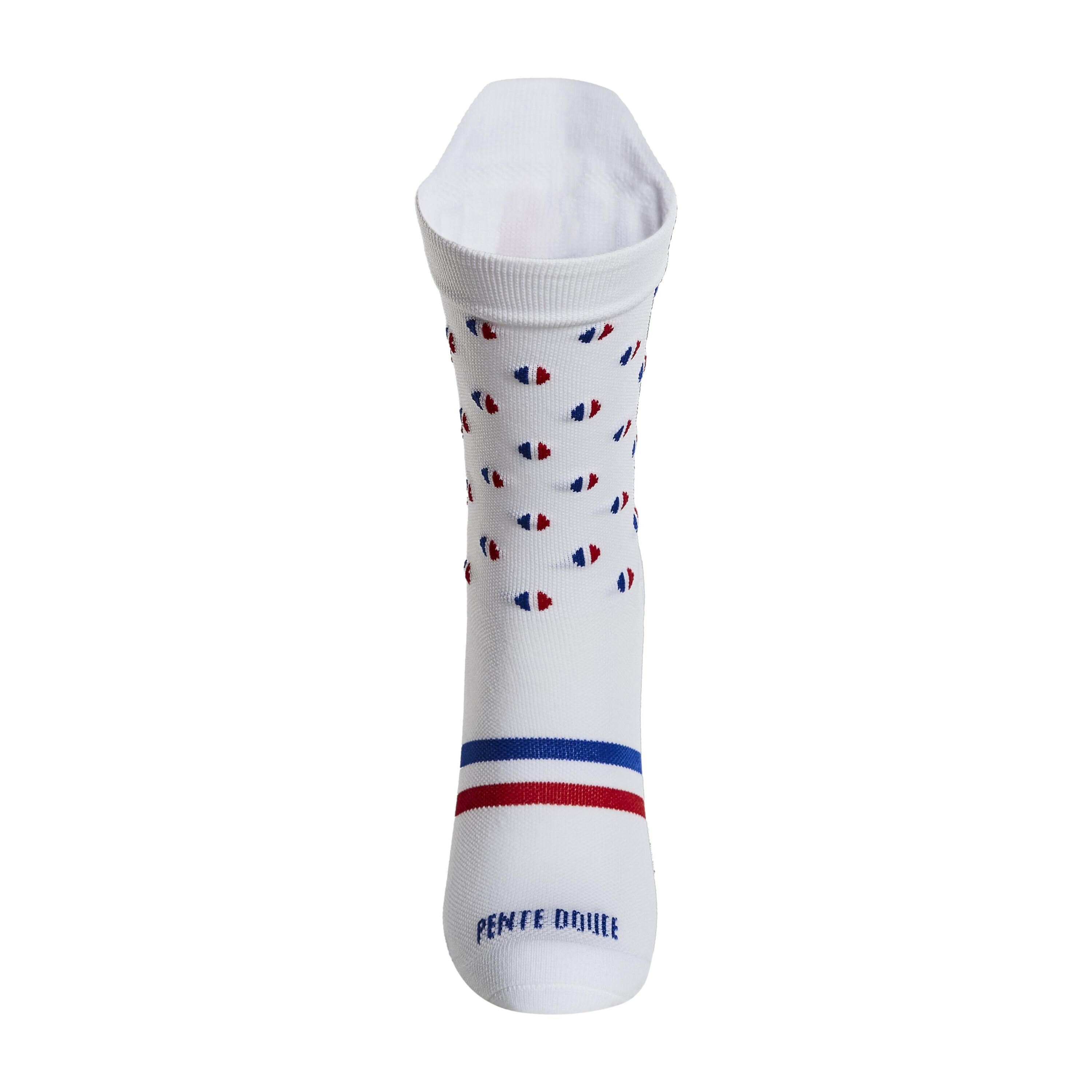 CHAUSSETTES DE VELO PENTE DOUCE COCARDE 2/6