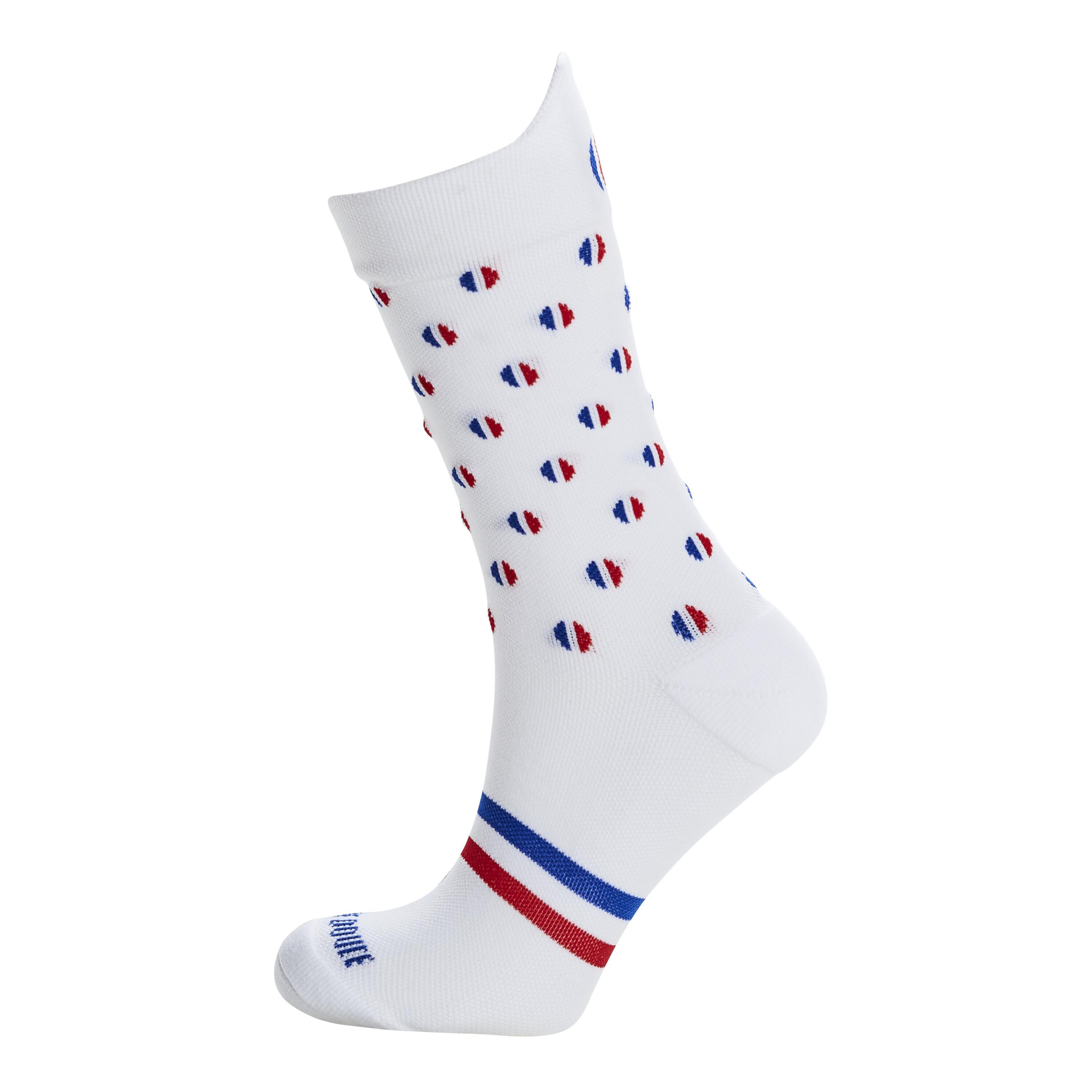 CHAUSSETTES DE VELO PENTE DOUCE COCARDE 3/6