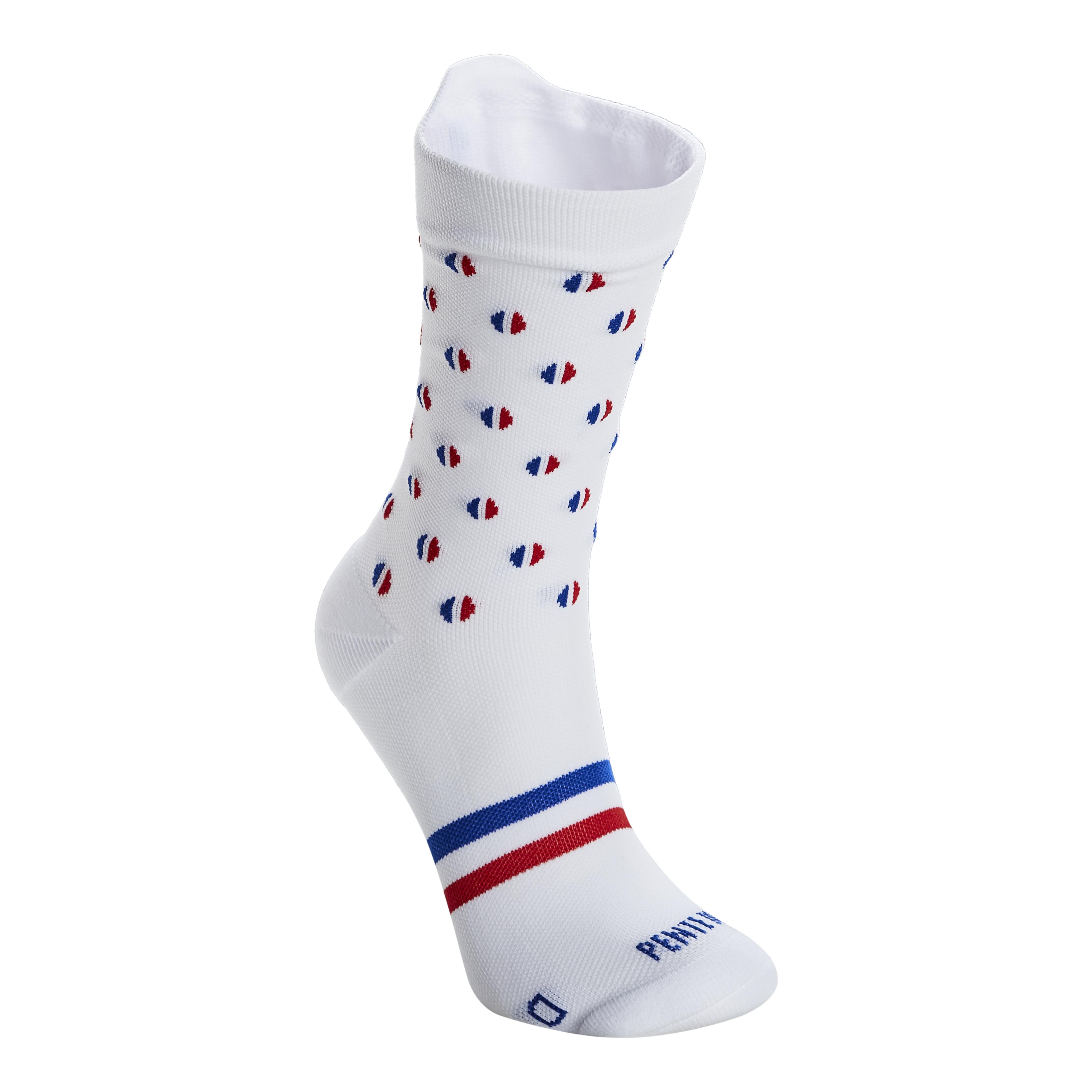 CHAUSSETTES DE VELO PENTE DOUCE COCARDE
