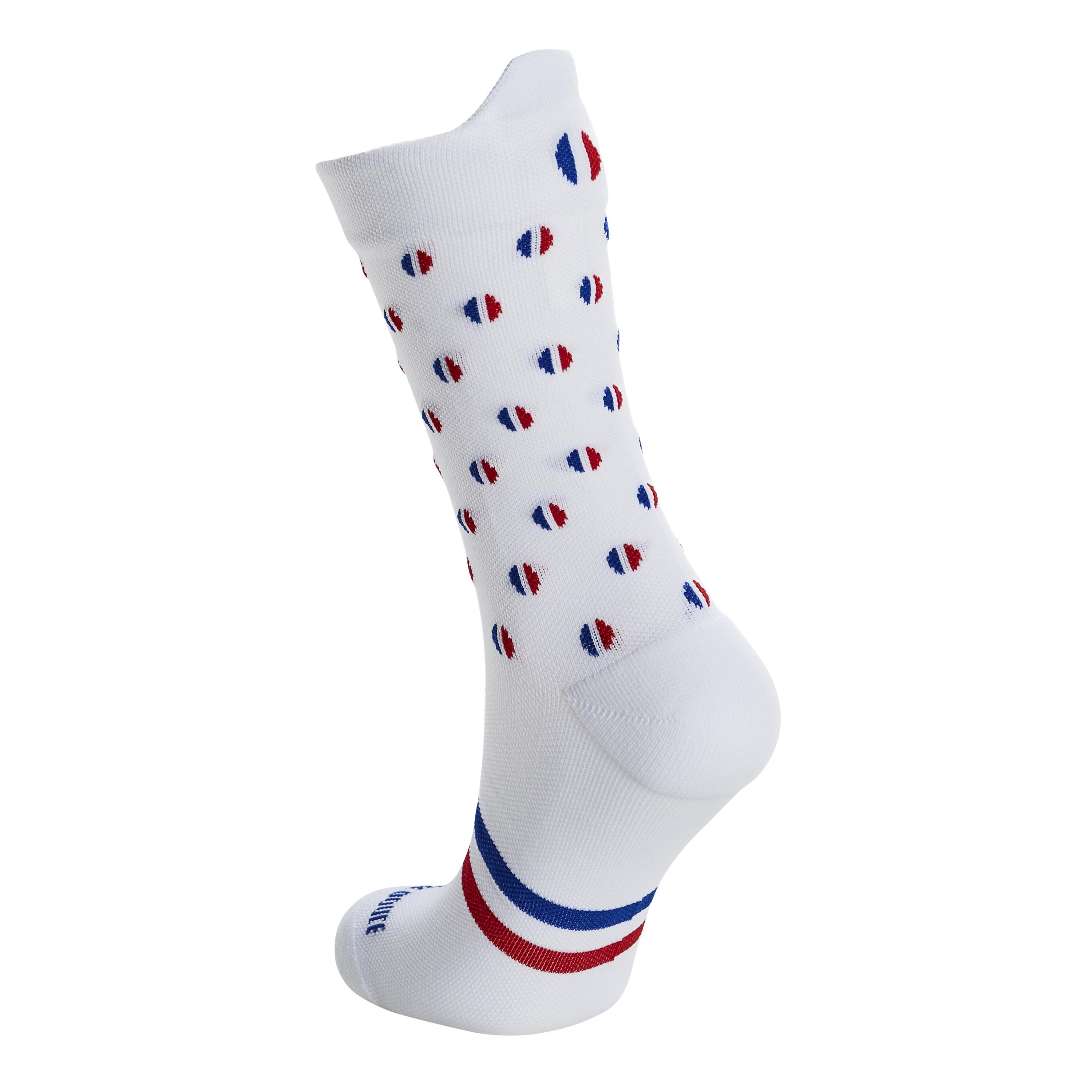 CHAUSSETTES DE VELO PENTE DOUCE COCARDE 4/6