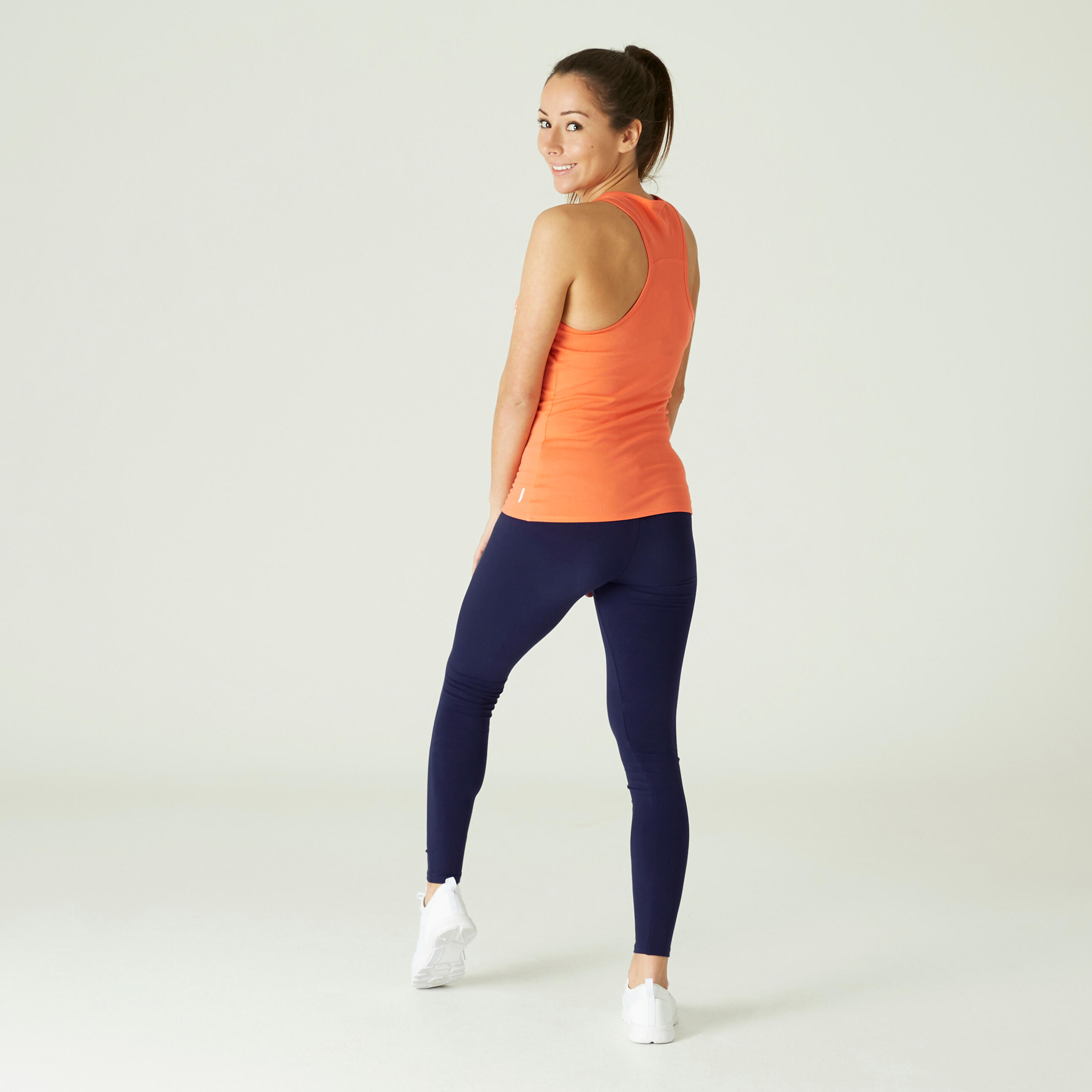 Cotton Fitness Leggings Salto - Navy 