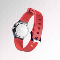 KIDS' SPORT WATCH WITH HANDS A300S - RED