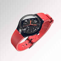 KIDS' SPORT WATCH WITH HANDS A300S - RED