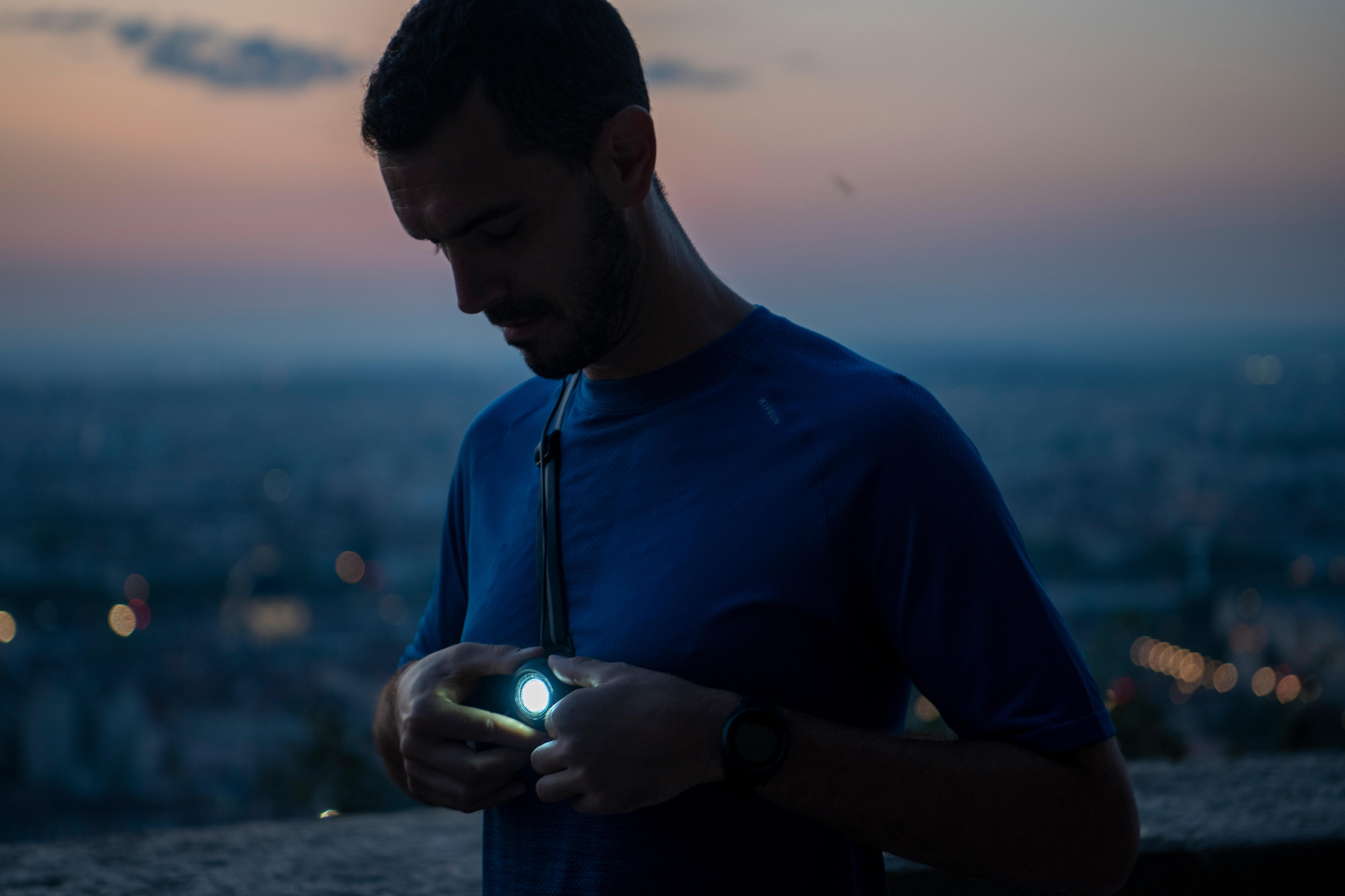 Lampe pectorale de course 250 lm – Run Light 250 - KIPRUN