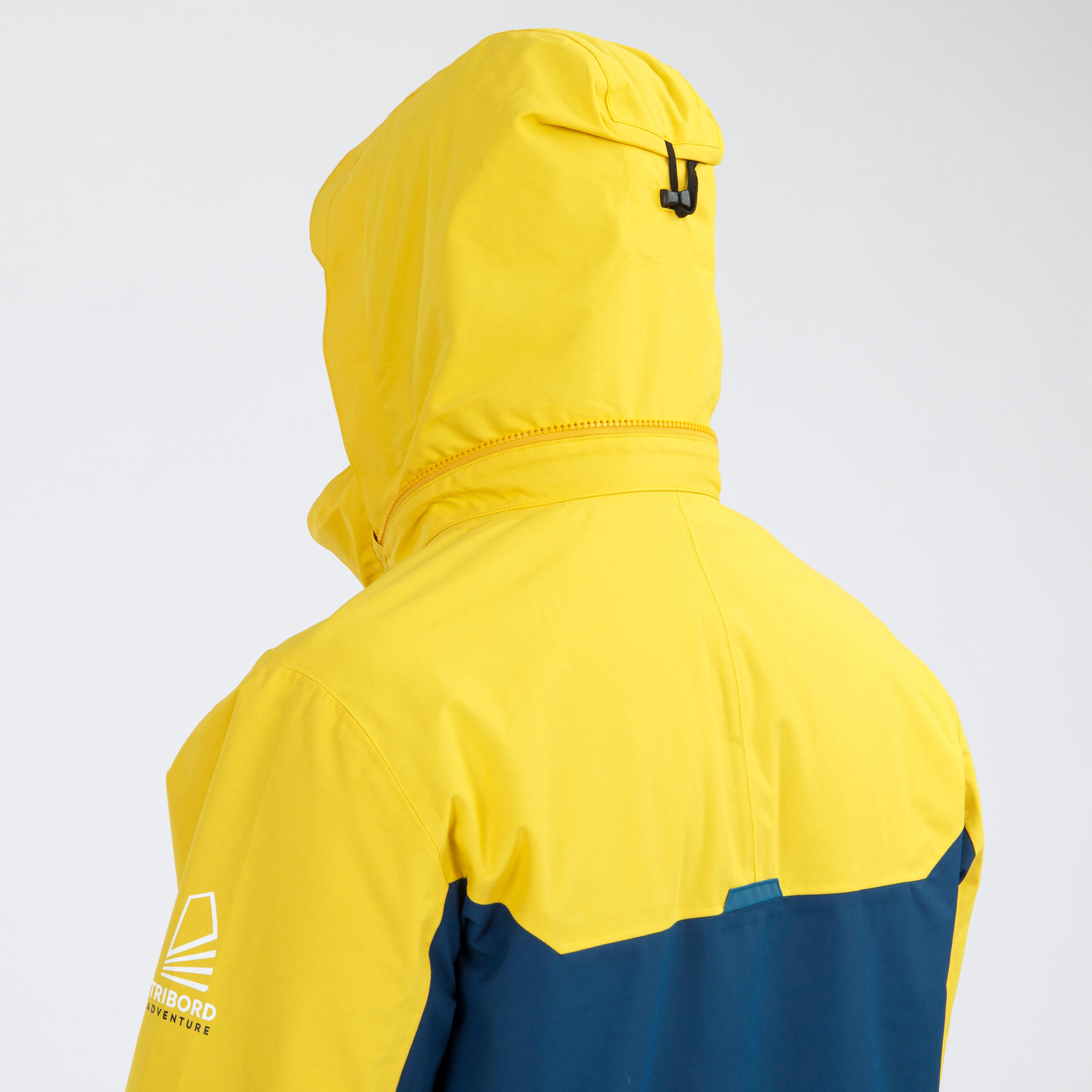 Men's Waterproof Windproof Sailing Jacket 300 - Yellow Blue 7/9