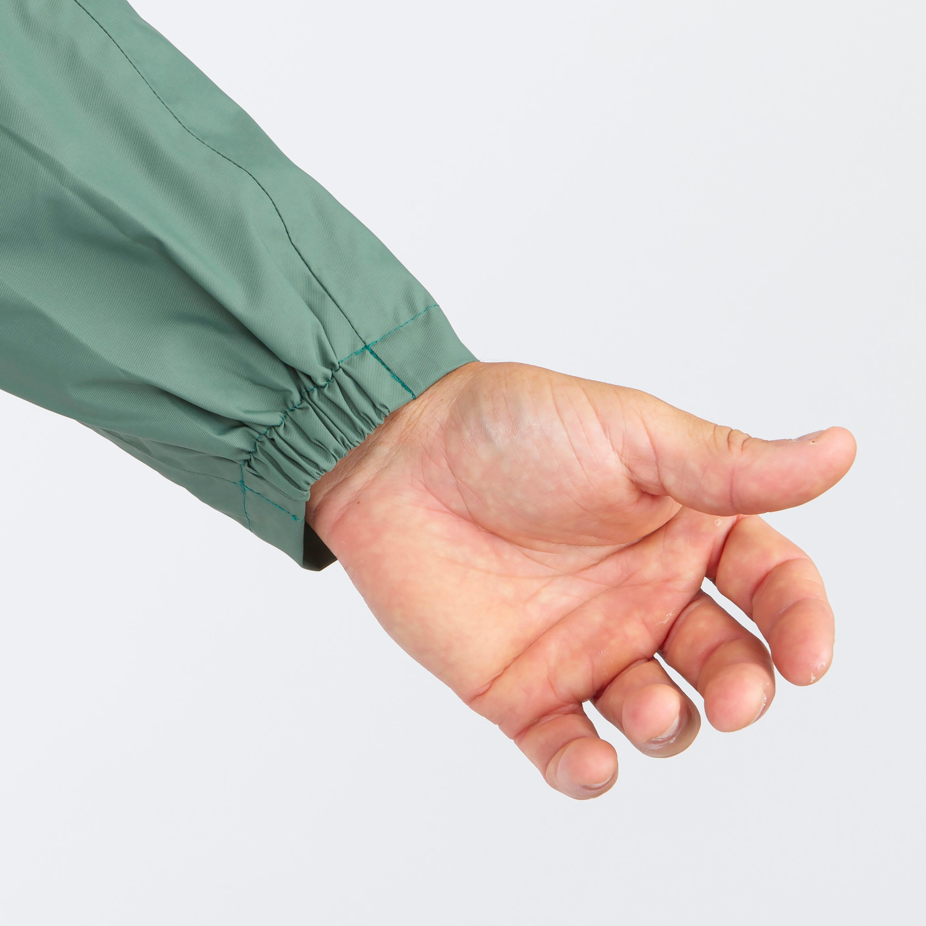 Chubasquero chaqueta impermeable Hombre Sailing 100 verde 6/8