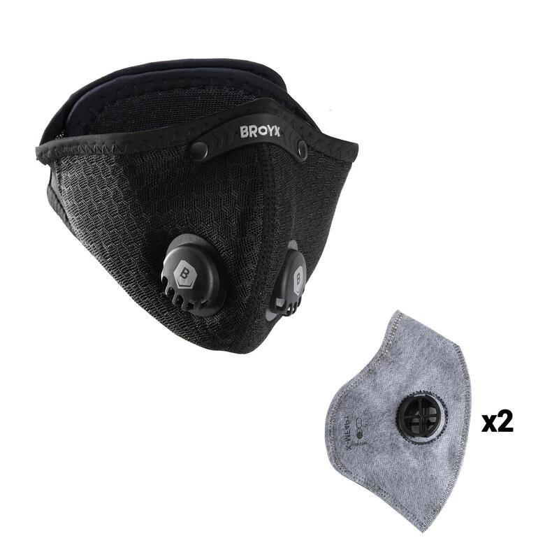 Filtrierende Halbmaske Broyx Sport 500 inkl. 2 FFP1-Filter