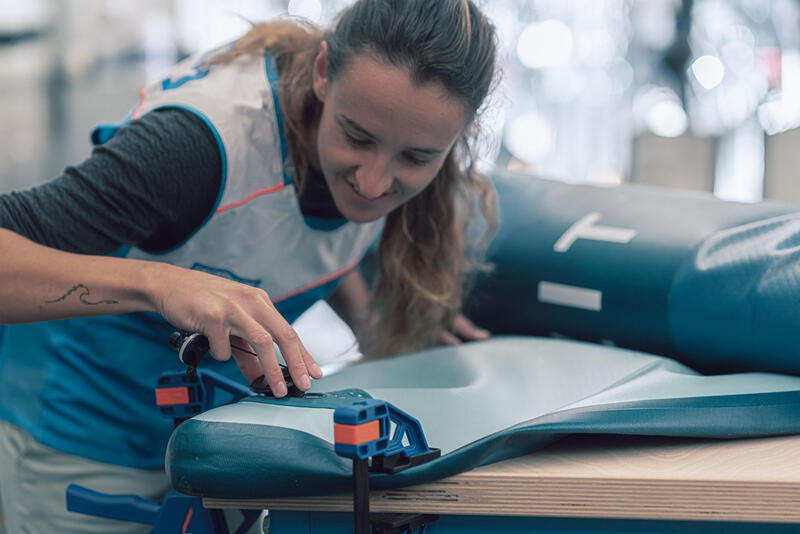 Vervangen van een ventiel van een stand-up paddling board