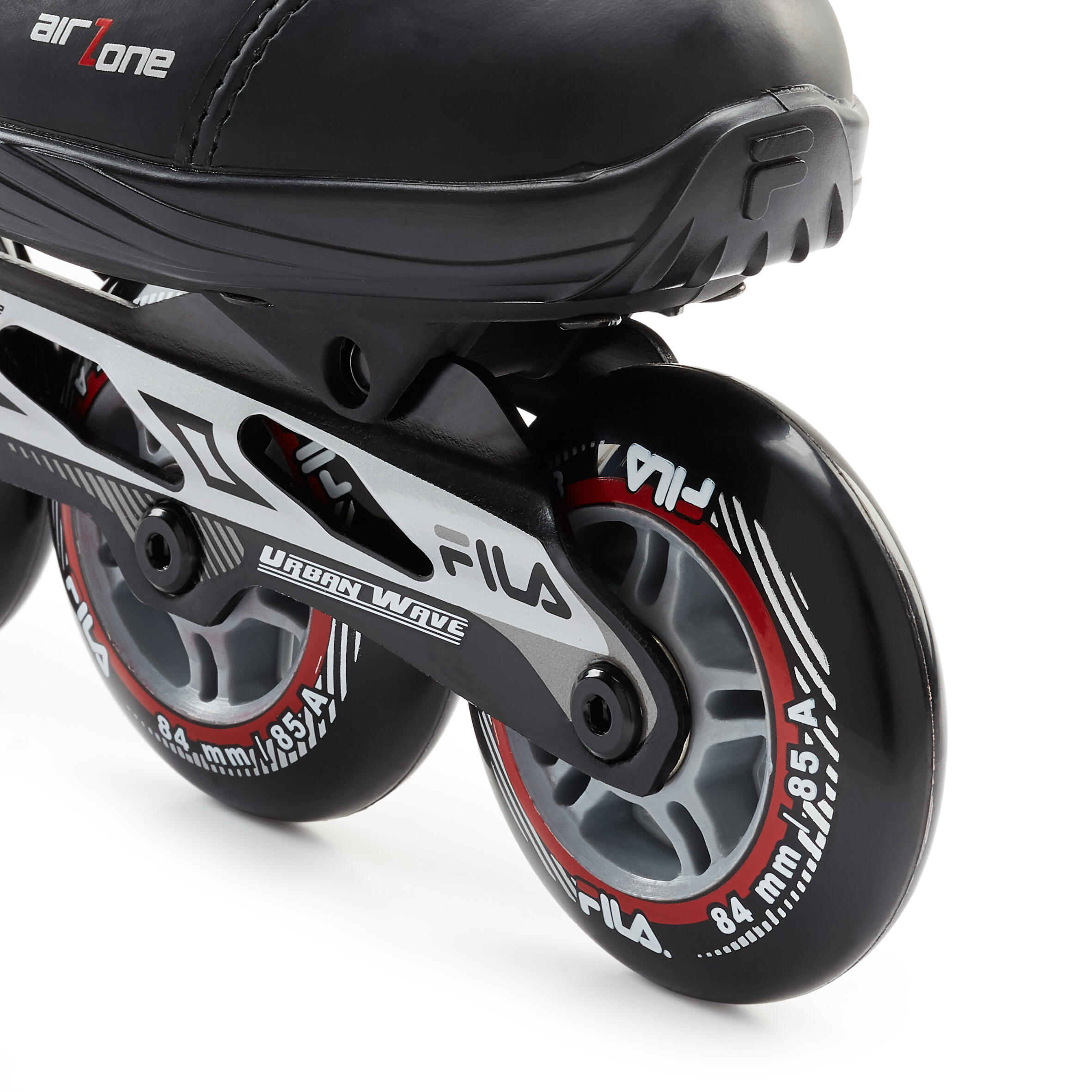 Inline Skates FitnessInliner PRIMO AIR ZONE 84 mm Herren schwarz/rot