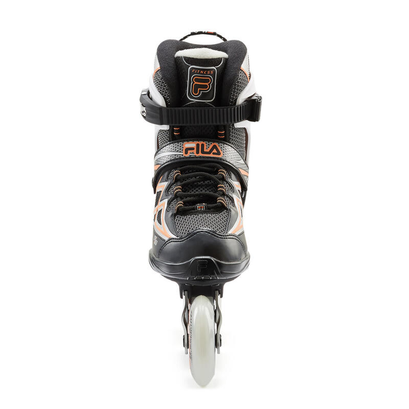 Inline Skates Fitness-Inliner PRIMO AIR ZONE 84 mm Damen/Herren schwarz/lachsrot