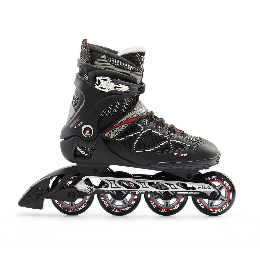 Men's 84 mm Fitness Skates Primo Air Zone - Black/Red