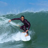 Гидрокостюм для серфинга неопреновый 4/3 мм мужской бордовый SURF 900 Olaian