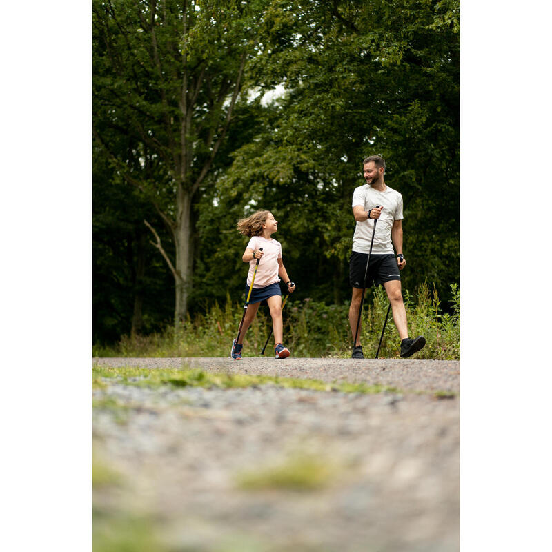 Nordic walking stokken NW P100 zwart grijs