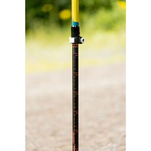Скандинавские палки телескопические детские черно-зеленые NW P120 Newfeel