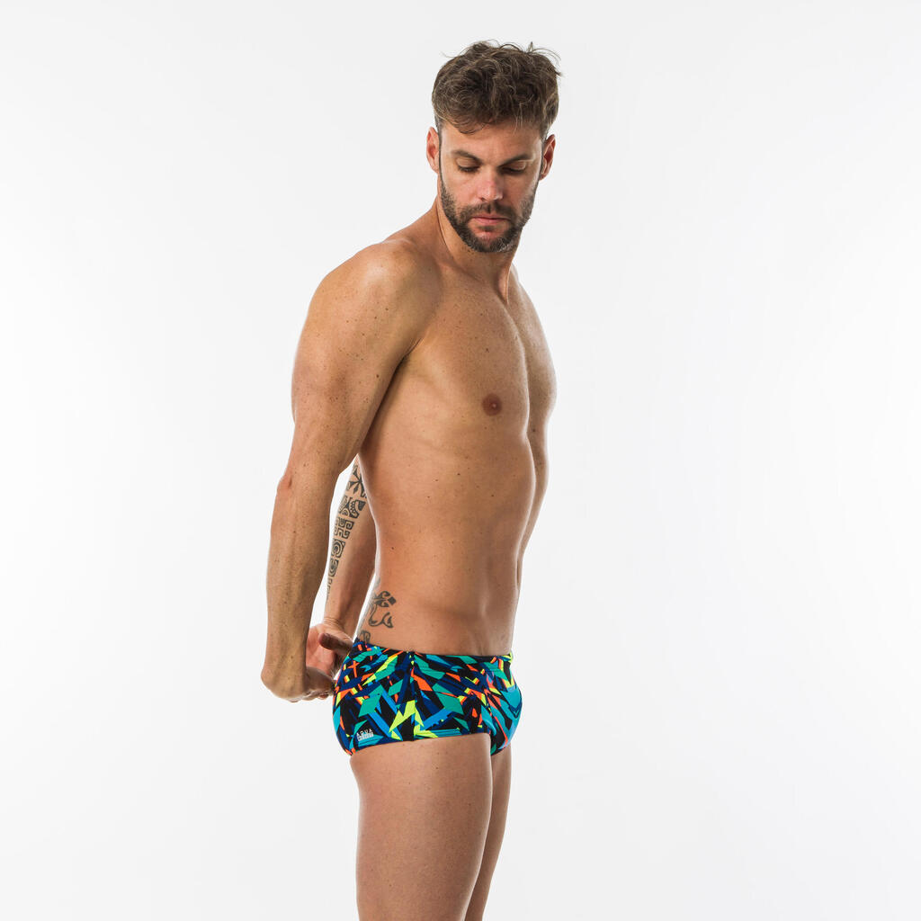 Badehose Slip Bandeau 900 Kal Herren grün